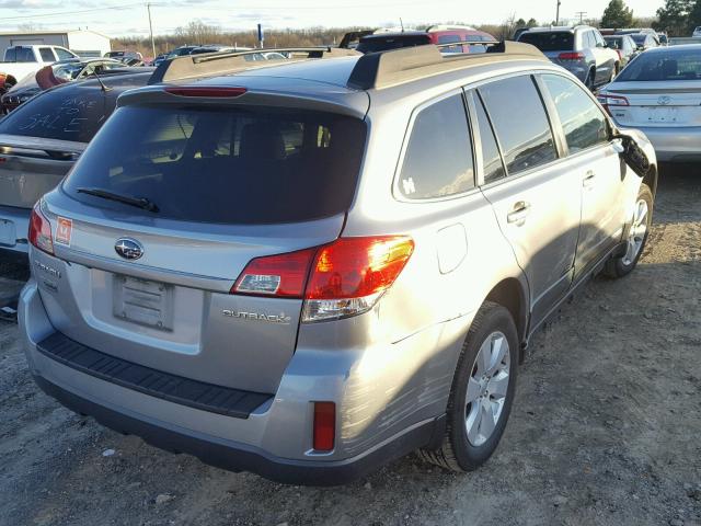 4S4BRCGCXB3340169 - 2011 SUBARU OUTBACK 2. SILVER photo 4