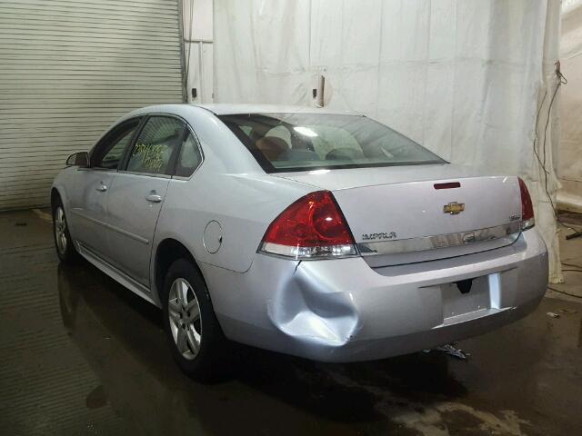 2G1WA5EK6A1144925 - 2010 CHEVROLET IMPALA LS SILVER photo 3