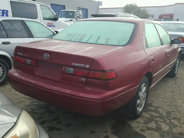 JT2BF28K0W0115062 - 1998 TOYOTA CAMRY LE RED photo 4