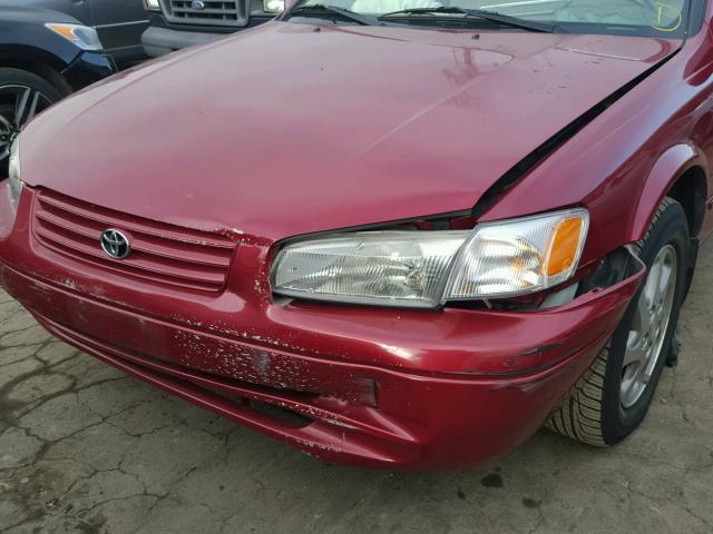 JT2BF28K0W0115062 - 1998 TOYOTA CAMRY LE RED photo 9