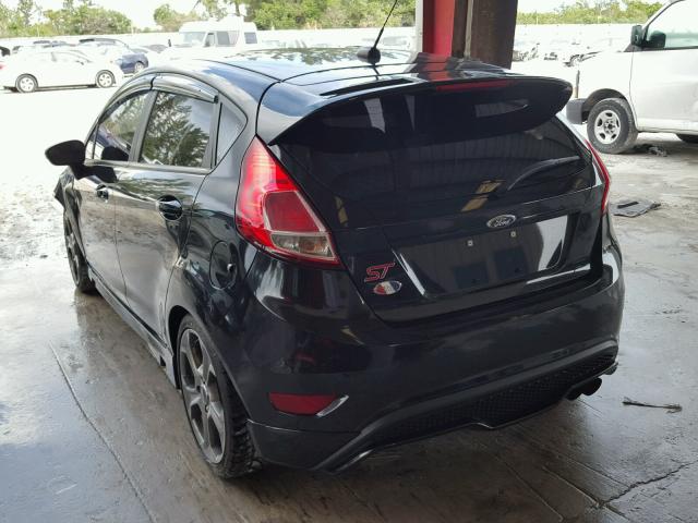 3FADP4GX6EM131354 - 2014 FORD FIESTA ST BLACK photo 3