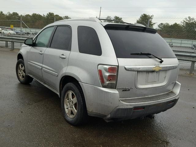 2CNDL73F556160791 - 2005 CHEVROLET EQUINOX LT SILVER photo 3