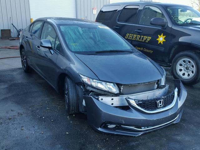 19XFB2F99DE061978 - 2013 HONDA CIVIC EXL GRAY photo 1
