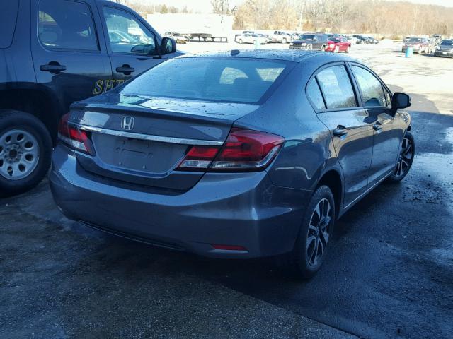 19XFB2F99DE061978 - 2013 HONDA CIVIC EXL GRAY photo 4
