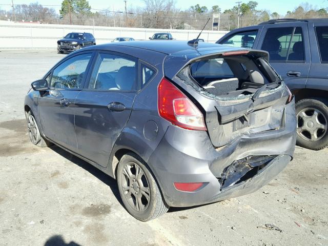 3FADP4EJ0EM108196 - 2014 FORD FIESTA SE GRAY photo 3