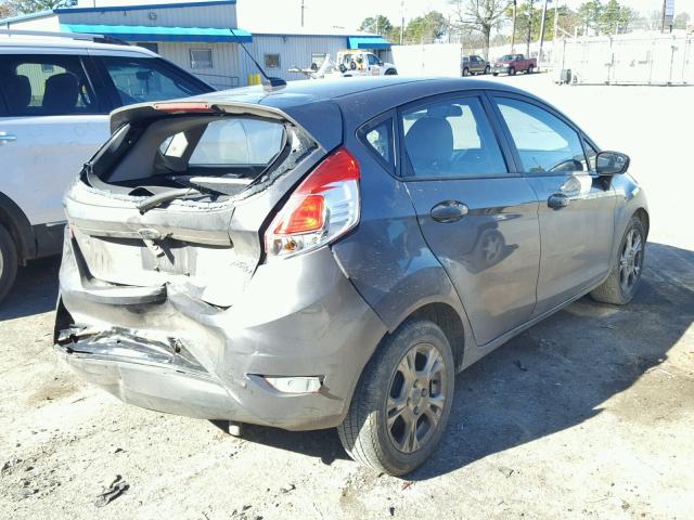 3FADP4EJ0EM108196 - 2014 FORD FIESTA SE GRAY photo 4