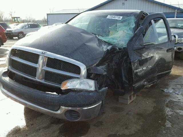 1D7HA16D64J276012 - 2004 DODGE RAM 1500 S BLACK photo 2