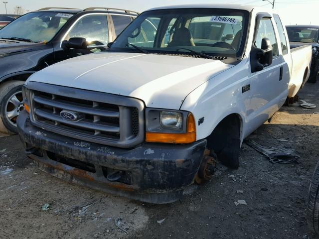 1FDNX20L81EB54477 - 2001 FORD F250 SUPER WHITE photo 2