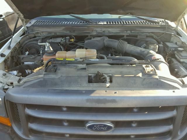 1FDNX20L81EB54477 - 2001 FORD F250 SUPER WHITE photo 7