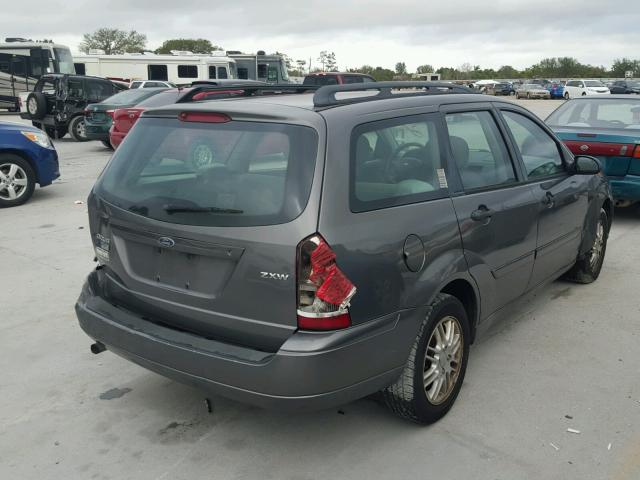 1FAHP36N06W132609 - 2006 FORD FOCUS ZXW GRAY photo 4