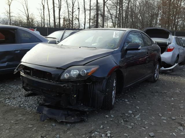 JTKDE167980269454 - 2008 TOYOTA SCION TC BLACK photo 2