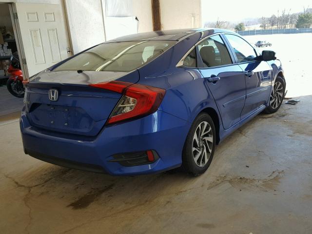 19XFC2F70GE049931 - 2016 HONDA CIVIC EX BLUE photo 4