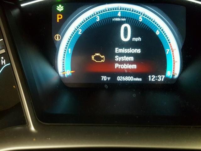 19XFC2F70GE049931 - 2016 HONDA CIVIC EX ლურჯი ფოტო 8