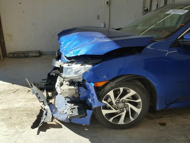 19XFC2F70GE049931 - 2016 HONDA CIVIC EX ლურჯი ფოტო 9