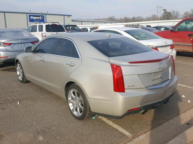 1G6AA5RX3E0174296 - 2014 CADILLAC ATS GOLD photo 3