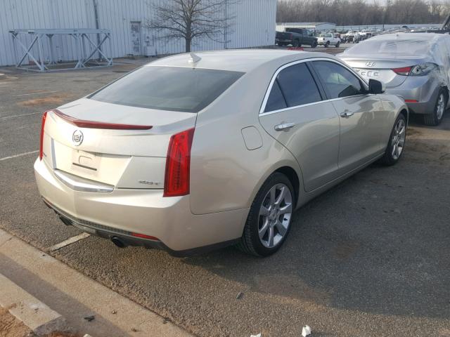 1G6AA5RX3E0174296 - 2014 CADILLAC ATS GOLD photo 4