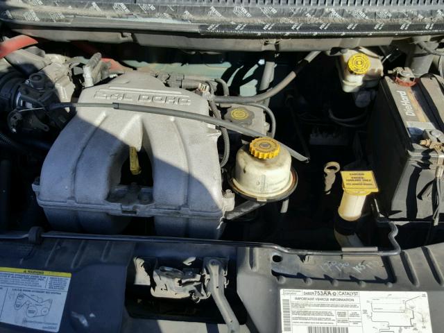 1C4GJ25B43B170498 - 2003 CHRYSLER VOYAGER BLUE photo 7