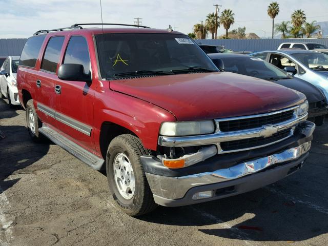 3GNFK16Z66G100132 - 2006 CHEVROLET SUBURBAN K RED photo 1