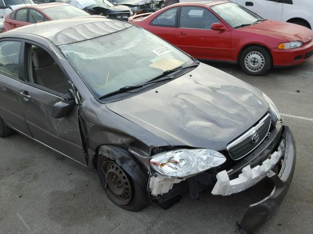 1NXBR32E08Z025344 - 2008 TOYOTA COROLLA CE GRAY photo 9