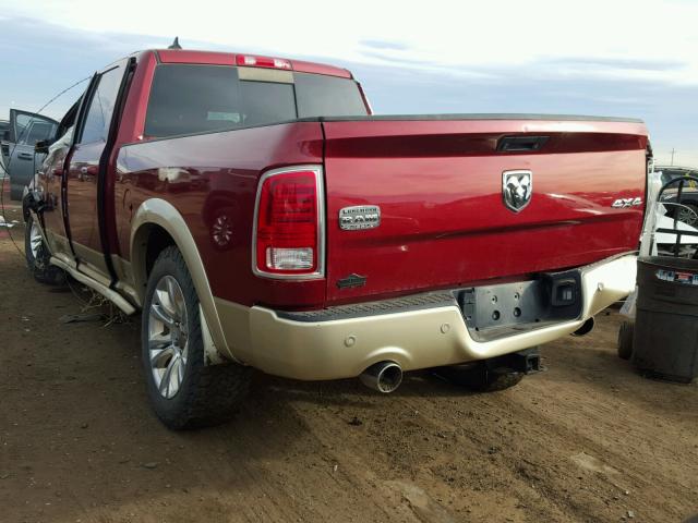 1C6RR7WT1ES145932 - 2014 RAM 1500 LONGH TWO TONE photo 3