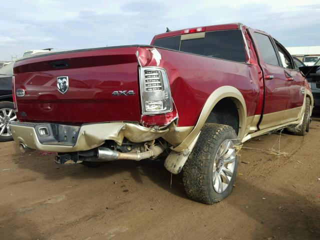 1C6RR7WT1ES145932 - 2014 RAM 1500 LONGH TWO TONE photo 4