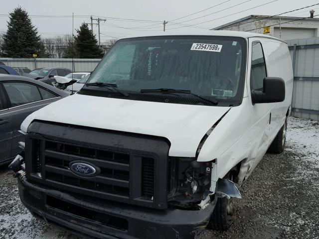 1FTNE24WX9DA78177 - 2009 FORD ECONOLINE WHITE photo 2