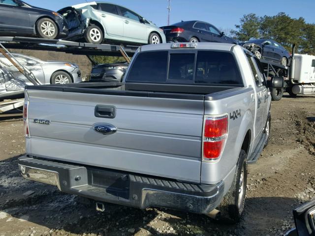 1FTFW1ET3BKE00658 - 2011 FORD F150 SUPER SILVER photo 4