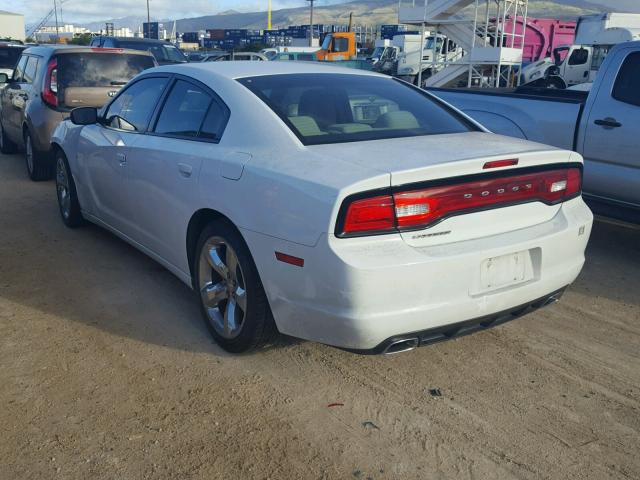 2C3CDXHG4CH301161 - 2012 DODGE CHARGER SX WHITE photo 3