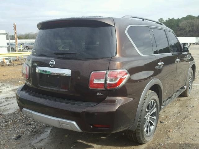 JN8AY2ND4H9009414 - 2017 NISSAN ARMADA SV BROWN photo 4