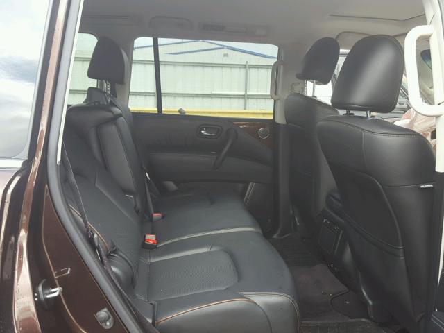 JN8AY2ND4H9009414 - 2017 NISSAN ARMADA SV BROWN photo 6