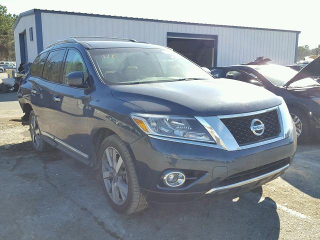 5N1AR2MN4DC612780 - 2013 NISSAN PATHFINDER BLUE photo 1