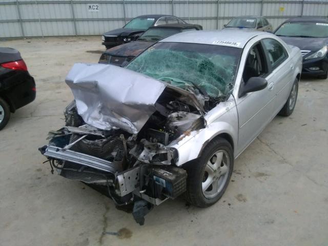 1B3EL46X06N170333 - 2006 DODGE STRATUS SX SILVER photo 2