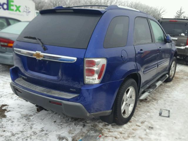 2CNDL73F366009174 - 2006 CHEVROLET EQUINOX LT BLUE photo 4