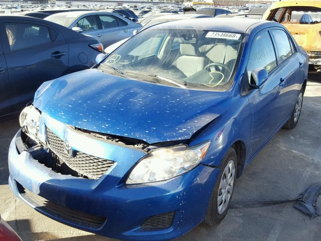 JTDBL40E299036400 - 2009 TOYOTA COROLLA BA BLUE photo 2