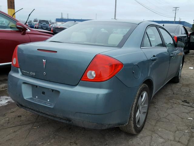 1G2ZJ57BX94265768 - 2009 PONTIAC G6 GREEN photo 4