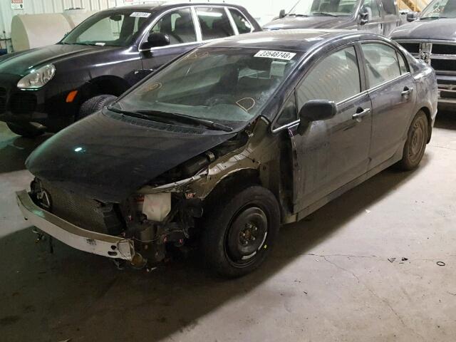 2HGFA1F07AH029515 - 2010 HONDA CIVIC EXL BLACK photo 2