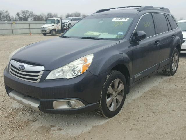 4S4BREJC3B2351606 - 2011 SUBARU OUTBACK 3. GRAY photo 2