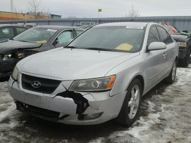 5NPET46FX8H311143 - 2008 HYUNDAI SONATA GLS SILVER photo 2