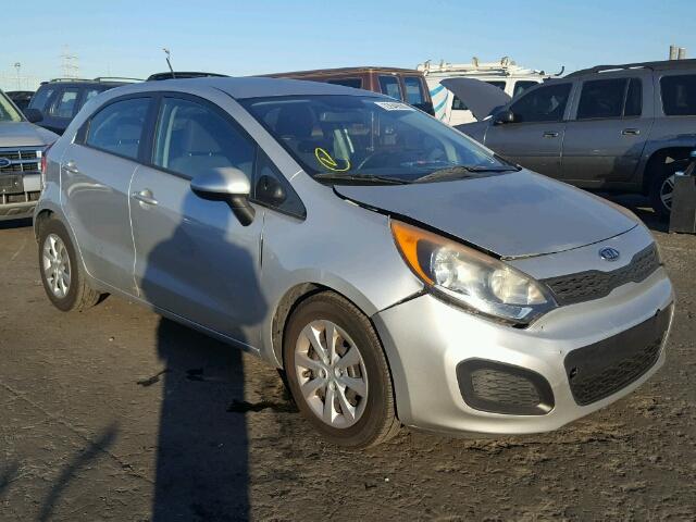 KNADM5A31C6026214 - 2012 KIA RIO LX SILVER photo 1