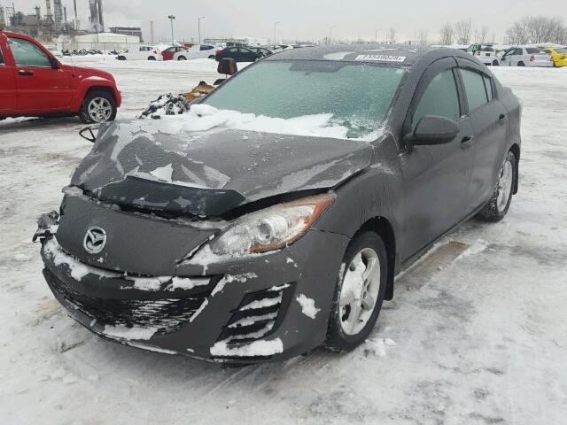 JM1BL1UFXB1382734 - 2011 MAZDA 3 I GRAY photo 2