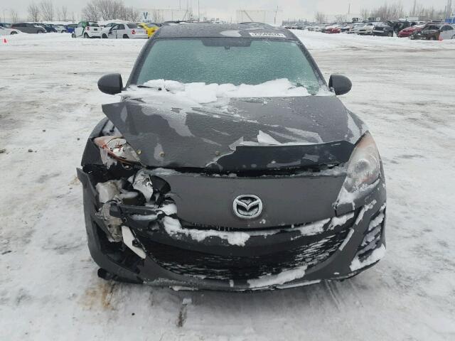 JM1BL1UFXB1382734 - 2011 MAZDA 3 I GRAY photo 9