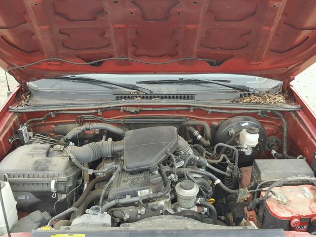 5TFJX4GN0FX042693 - 2015 TOYOTA TACOMA DOU MAROON photo 7