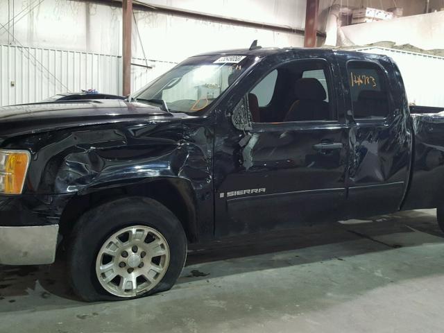 2GTEC19J681263561 - 2008 GMC SIERRA C15 BLACK photo 9