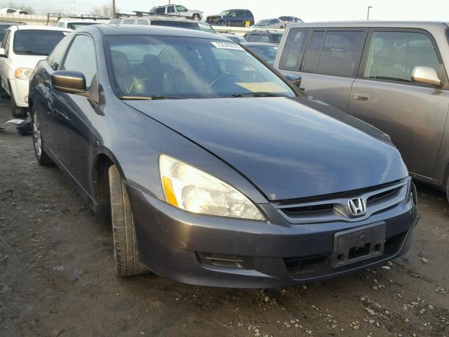 1HGCM82667A003296 - 2007 HONDA ACCORD EX GRAY photo 1