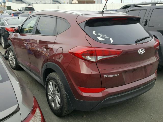 KM8J33A45HU331137 - 2017 HYUNDAI TUCSON LIM RED photo 3