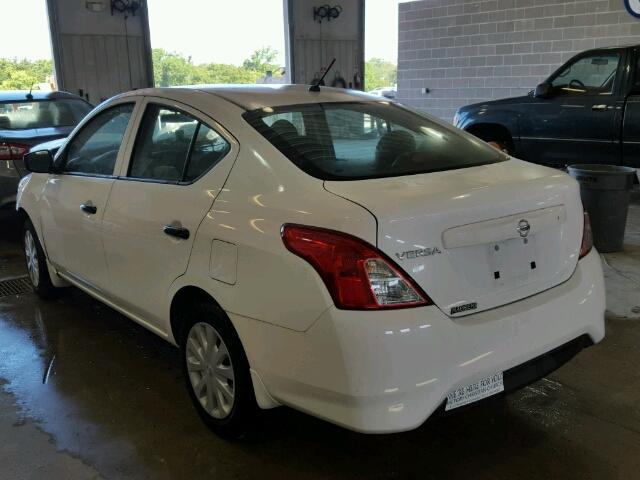 3N1CN7AP5GL846241 - 2016 NISSAN VERSA S WHITE photo 3