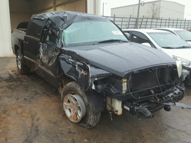 1D7HE48K17S180997 - 2007 DODGE DAKOTA QUA BLACK photo 1