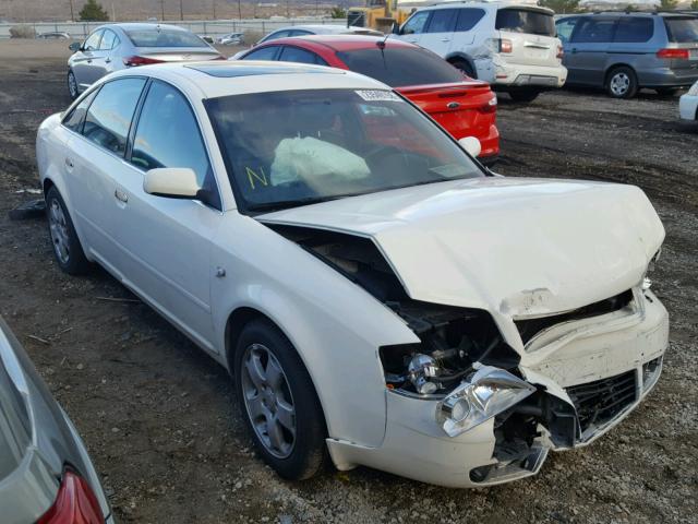 WAUED64B11N142366 - 2001 AUDI A6 2.7T QU WHITE photo 1