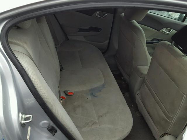 19XFB2F80CE388260 - 2012 HONDA CIVIC EX ვერცხლისფერი ფოტო 6