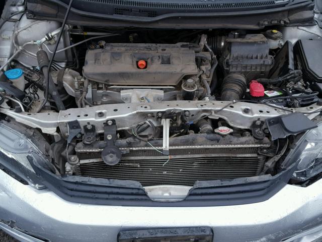 19XFB2F80CE388260 - 2012 HONDA CIVIC EX ვერცხლისფერი ფოტო 7
